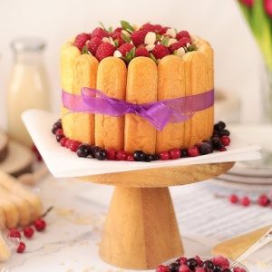 Raspberry Vanilla Charlotte