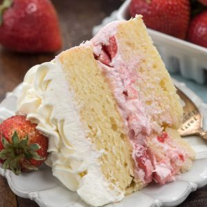 Filled Cupcakes Strawberry-Shortcake