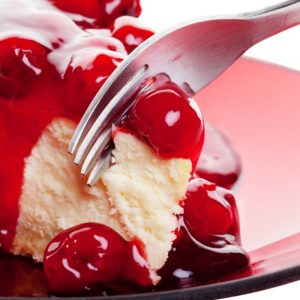 Sour cherry cheesecake