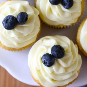 Filled cupcakes-Lemon Blueberry