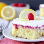 Lemon Raspberry Mini Cake